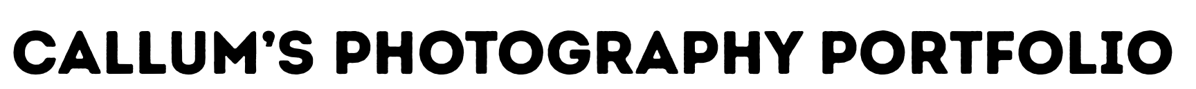 Callum's Photography Portfolio